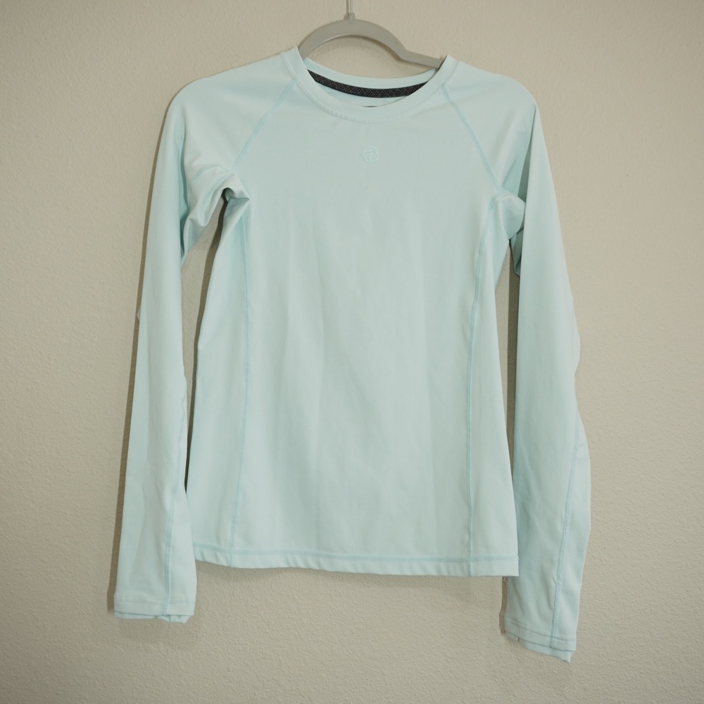Vapor Women's Size Small Performance Shirt Mint Green Excellent Long Sleeve UPF